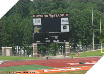 Bowers Stadium Scoreboard
