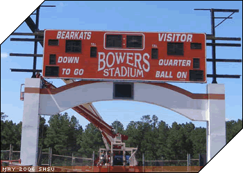 Bowers Stadium Scoreboard